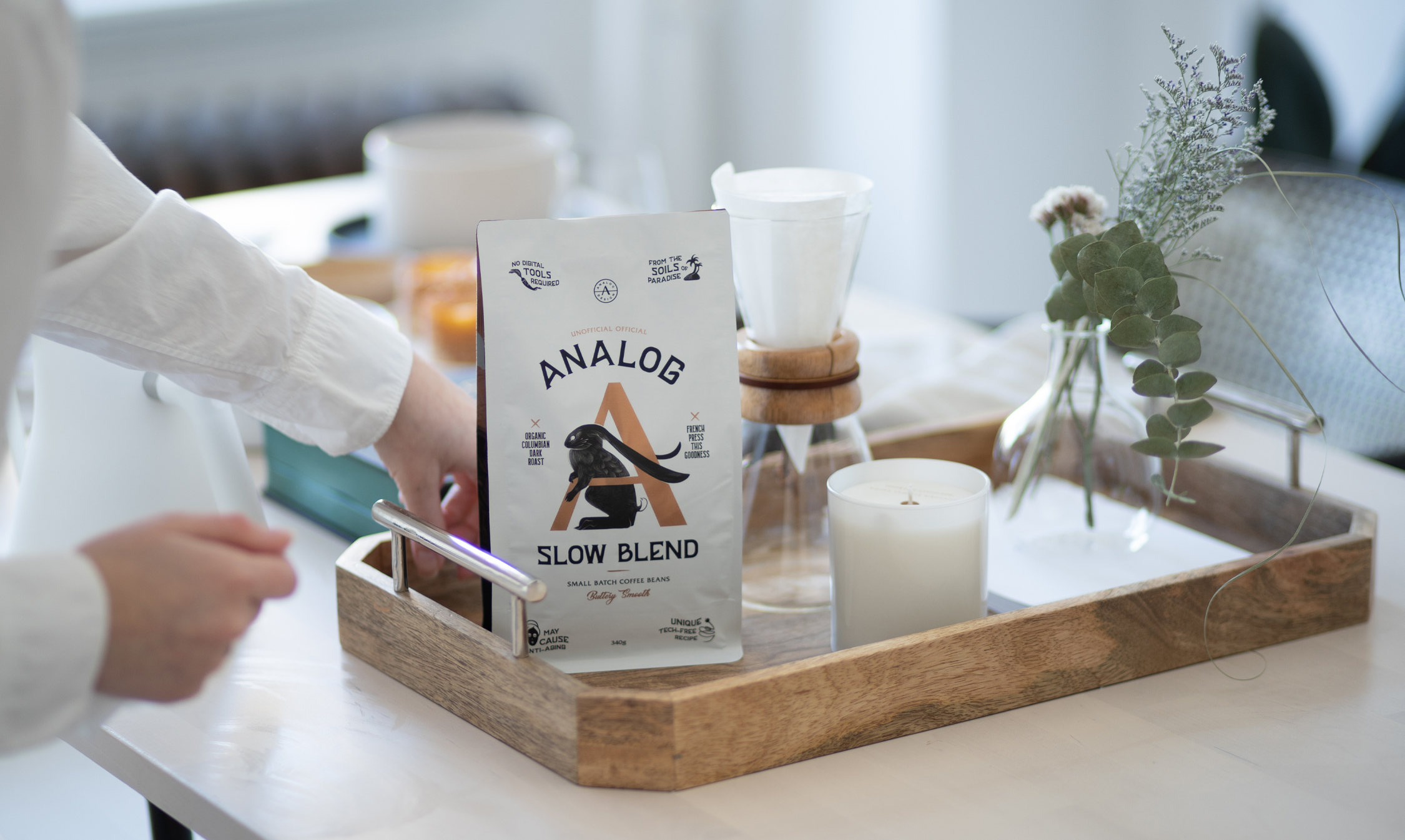 Analog Wins Applied Arts Packaging Design Award For Our Slow Blend Organic Coffee.